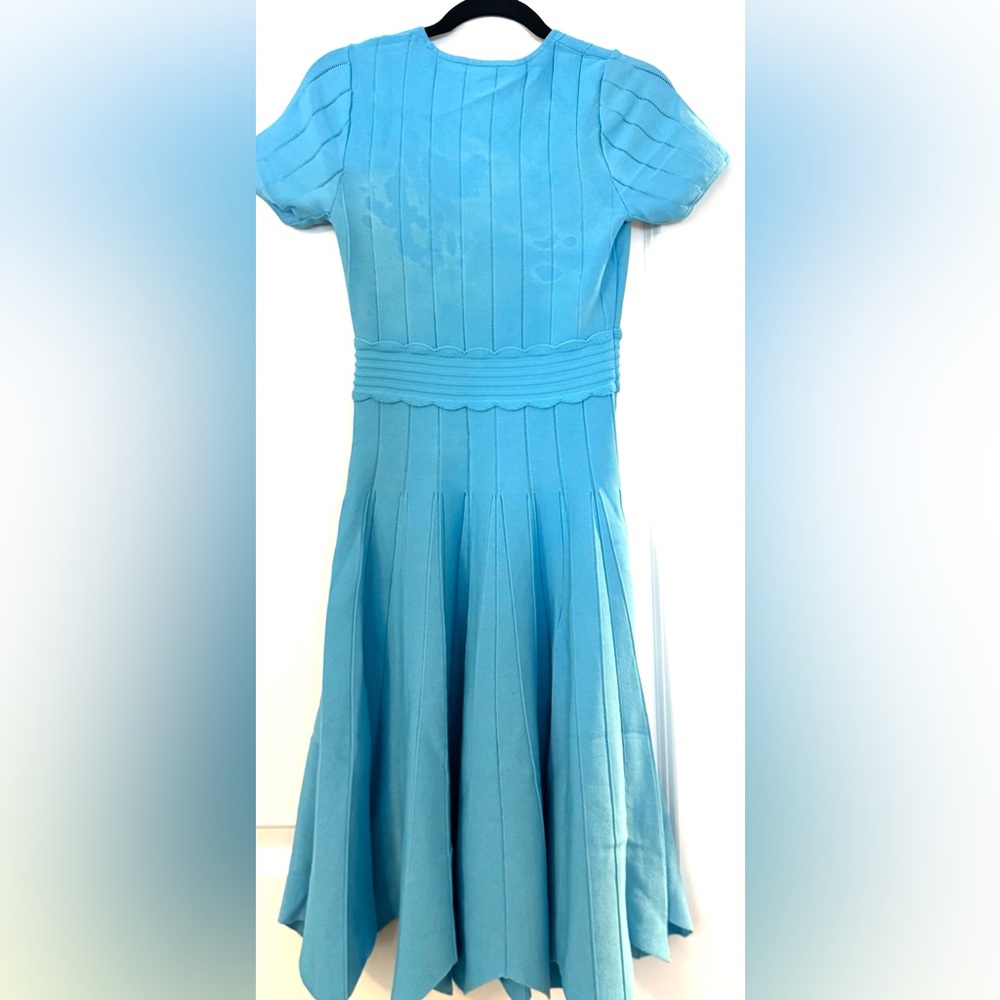 Shoshanna Blue short Sleeve Jonetta Knit
Fit and Flare Dress - Picture 4 of 7